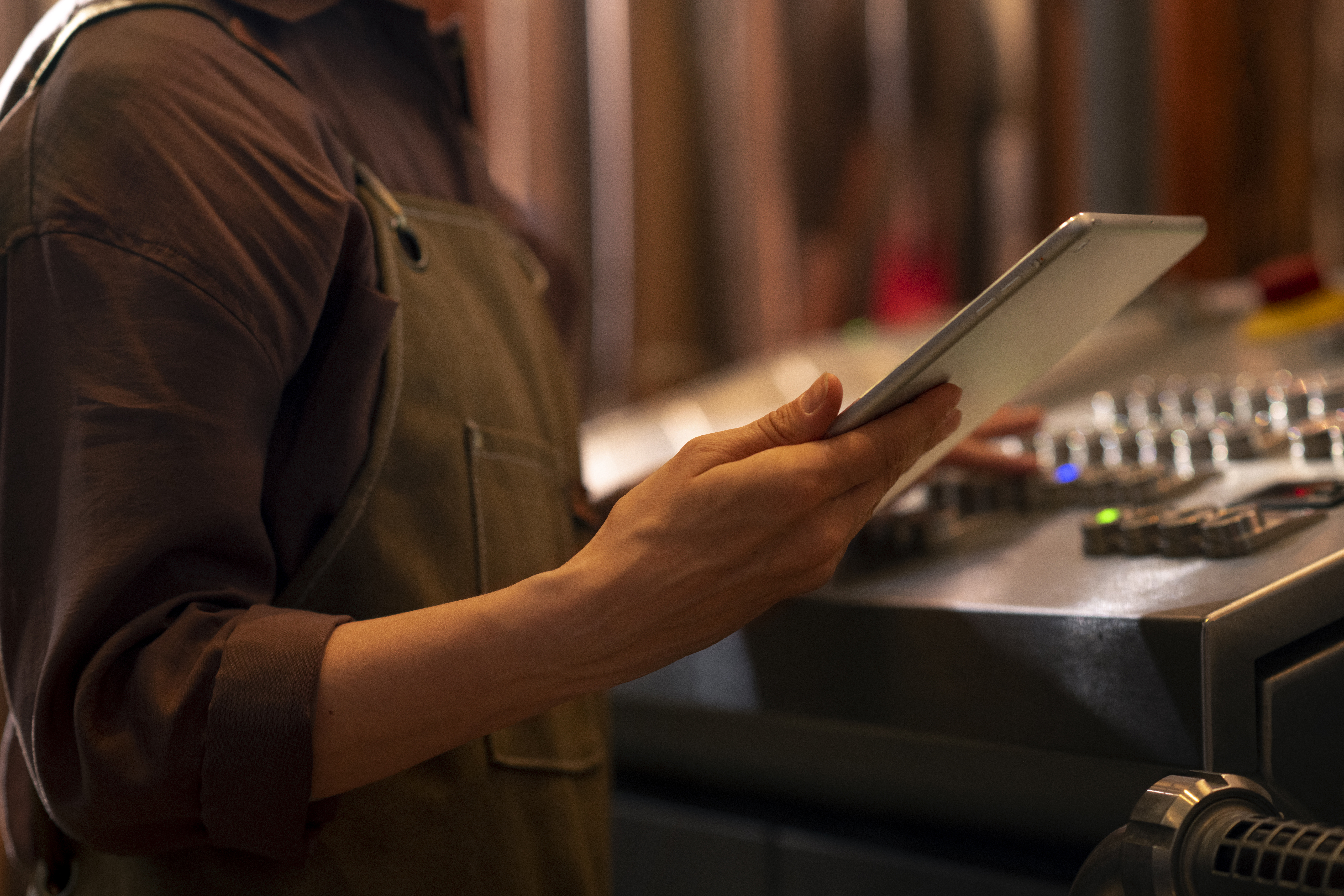 Tablette pour gestion de production